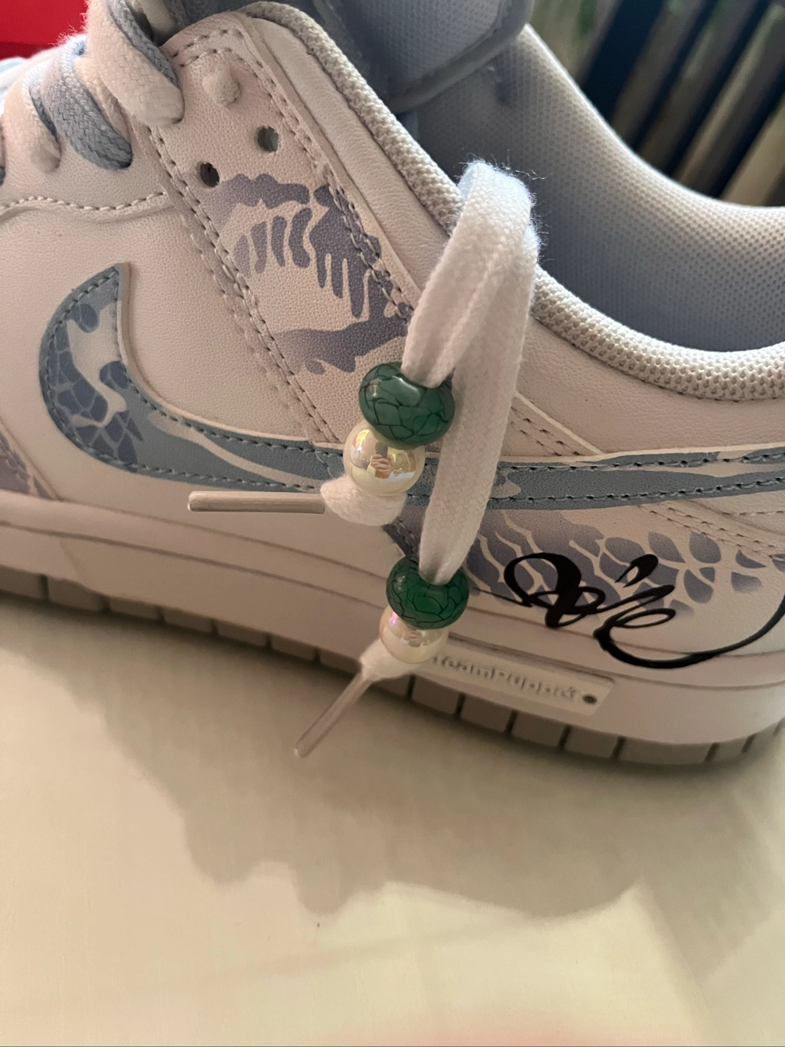 Nike Dunk Low Custom SteamPuppet Azul Blanco Taille 43 Neuves – photo 6